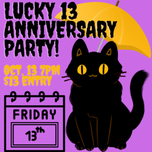 Lucky 13 Anniversary Party Post